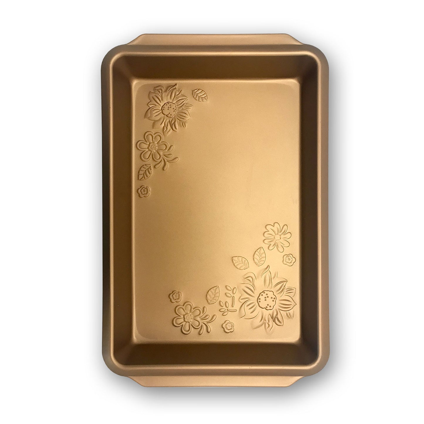 Gibson Home Country Kitchen Embossed Carbon Steel 13.75" Roaster Pan in Copper