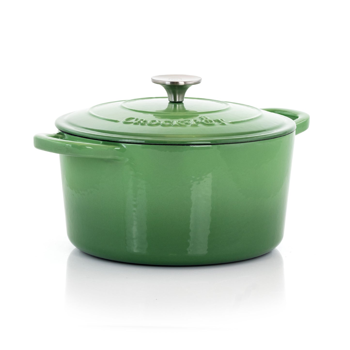 Crock-Pot Artisan 7 qt Enameled Cast Iron Dutch Oven Pistachio Green