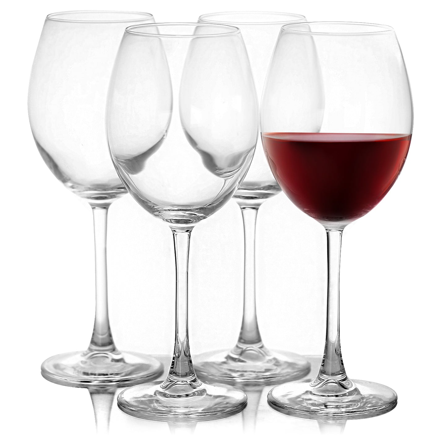 Pasabahce Enoteca 4 Piece 18.25 oz Bordeaux Wine Glass Set Clear Glass