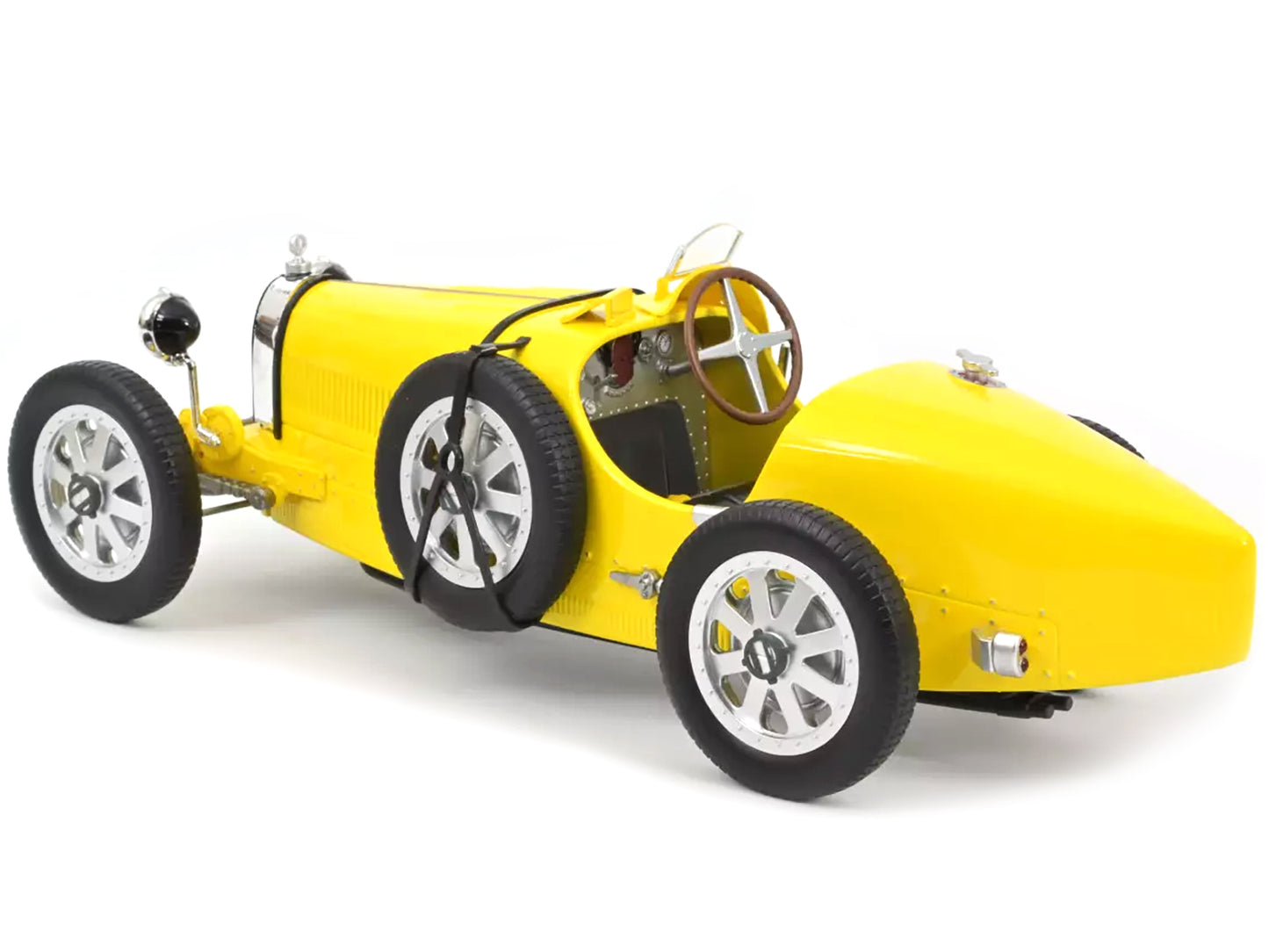 1925 Bugatti T35 Yellow 1/12 Diecast Car Norev