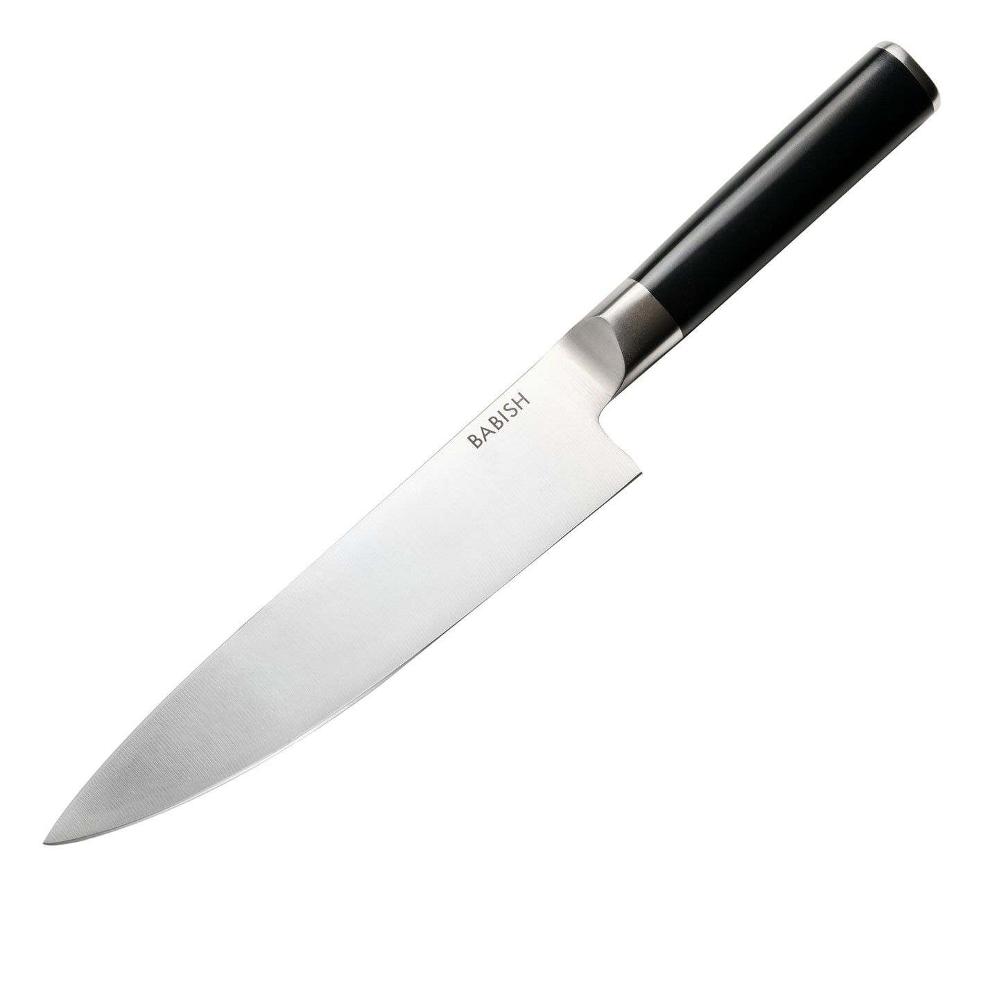 Babish 8" High-Carbon Stainless Steel Full Tang Chef Knife in Black