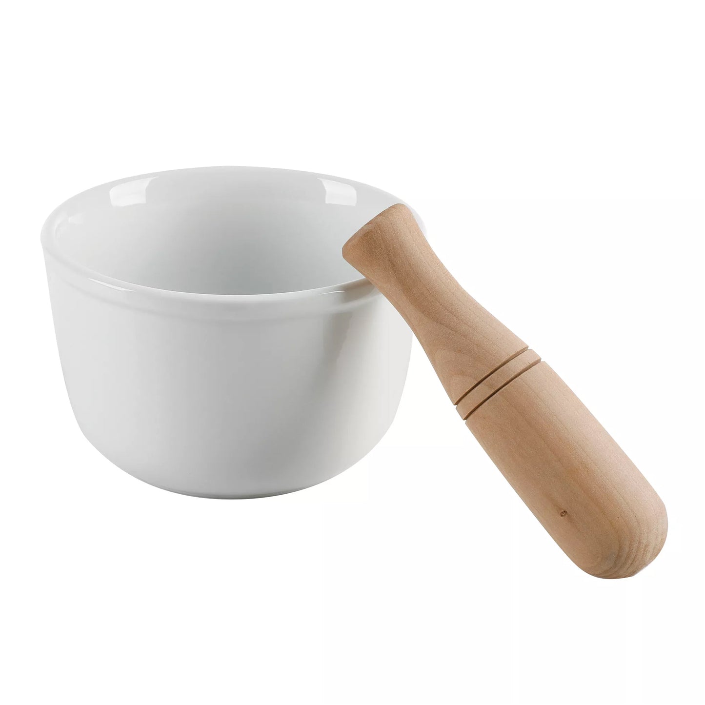 Our Table Simply White 24 oz Porcelain Mortar & Pestle Set