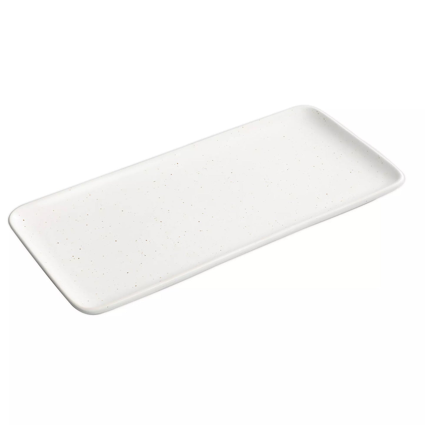 Our Table Landon 13" Rectangle Stoneware Serving Tray in Sea Salt