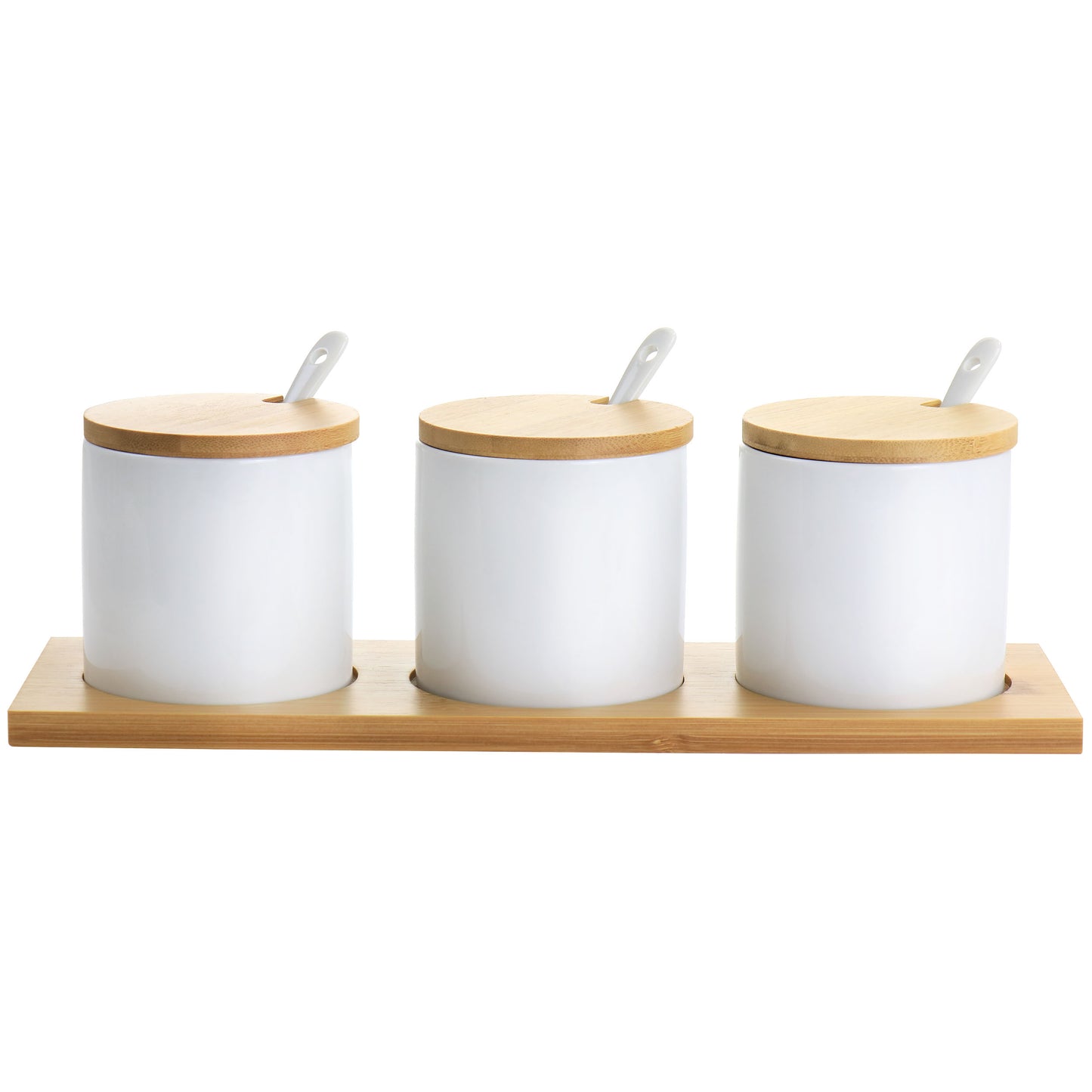 Gibson Elite Gracious Dining 10 Piece Fine Ceramic Condiment Jars Serving Set i