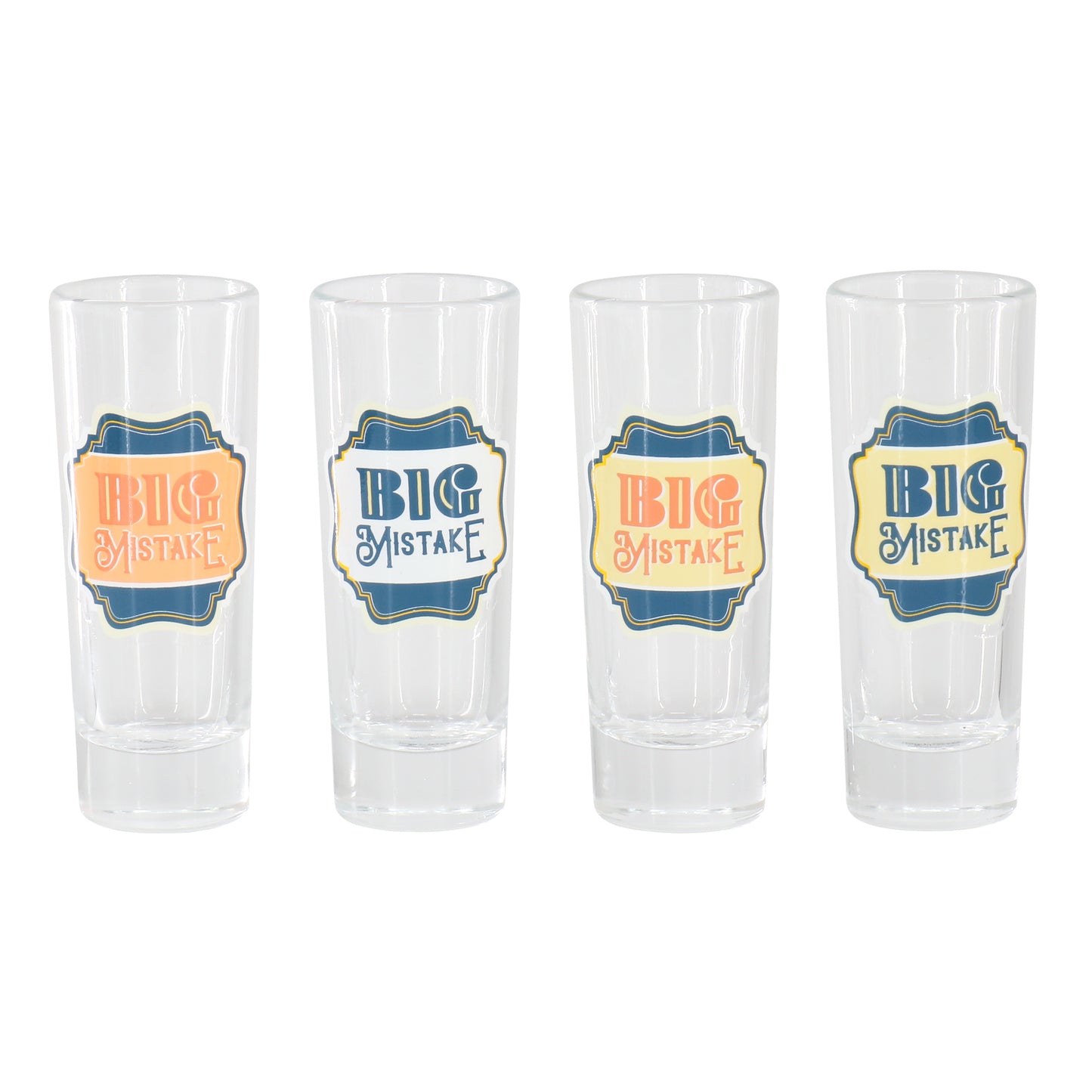 Wanda June Home by Miranda Lambert 4 Piece 2.2 oz Shot Glass Set in Blue
