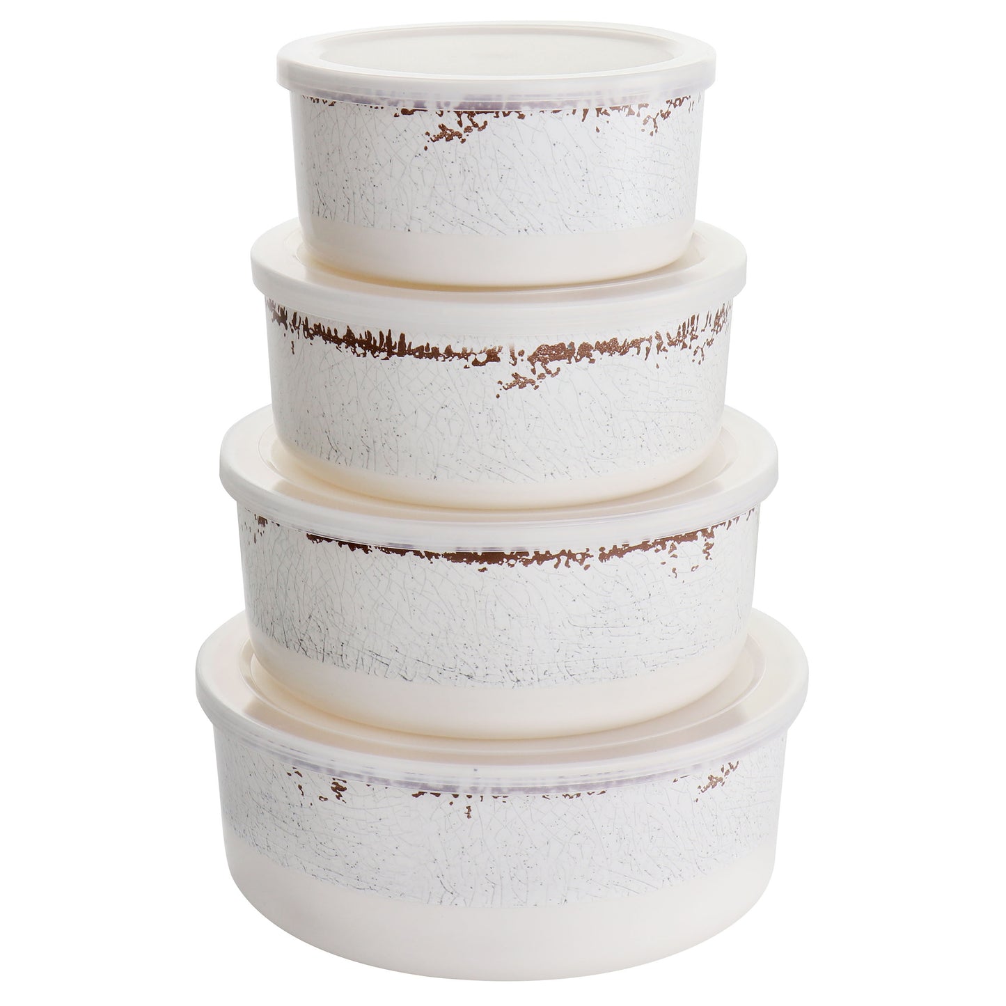 Laurie Gates California Designs Mauna 8 Piece Melamine Nesting Storage Bowl Set