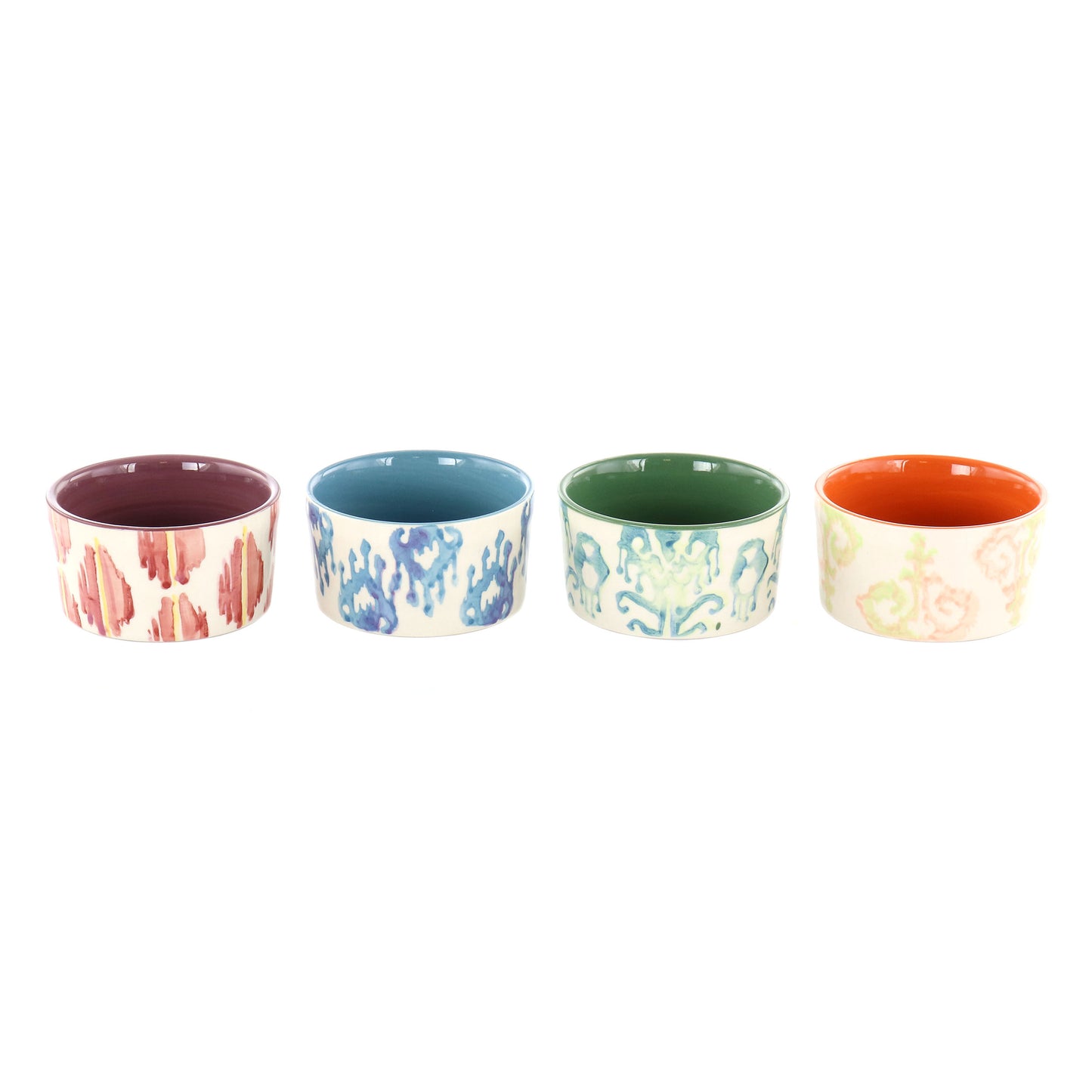 Spice By Tia Mowry 4 Piece Round 6.5 oz Stoneware Ramekin Set