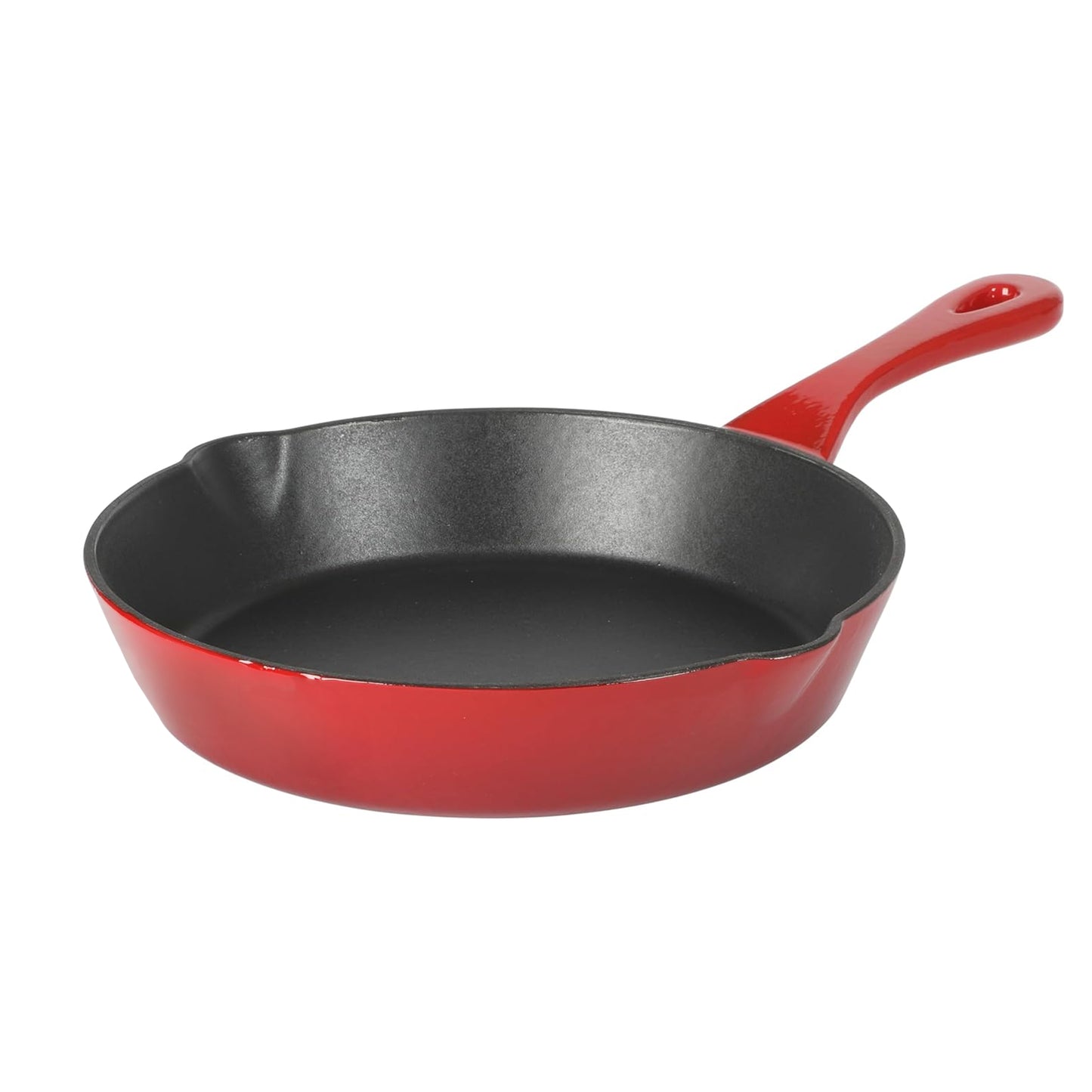 Crock-Pot Artisan 8" Enameled Cast Iron Round Skillet in Gradient Red