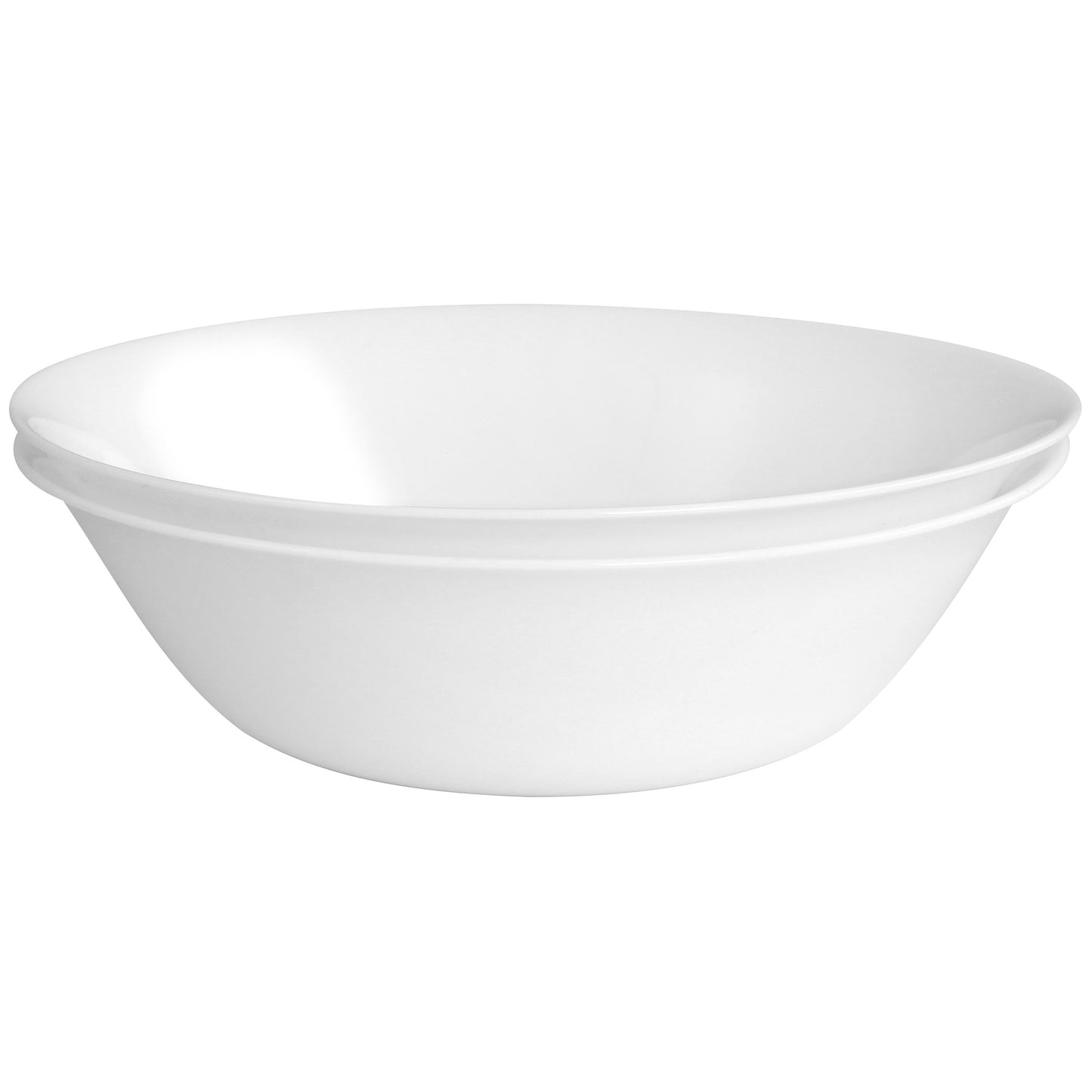 Ultra by Gibson 2 Piece 46oz Tempered Opal Glass Serving Bowl Set in White Shad