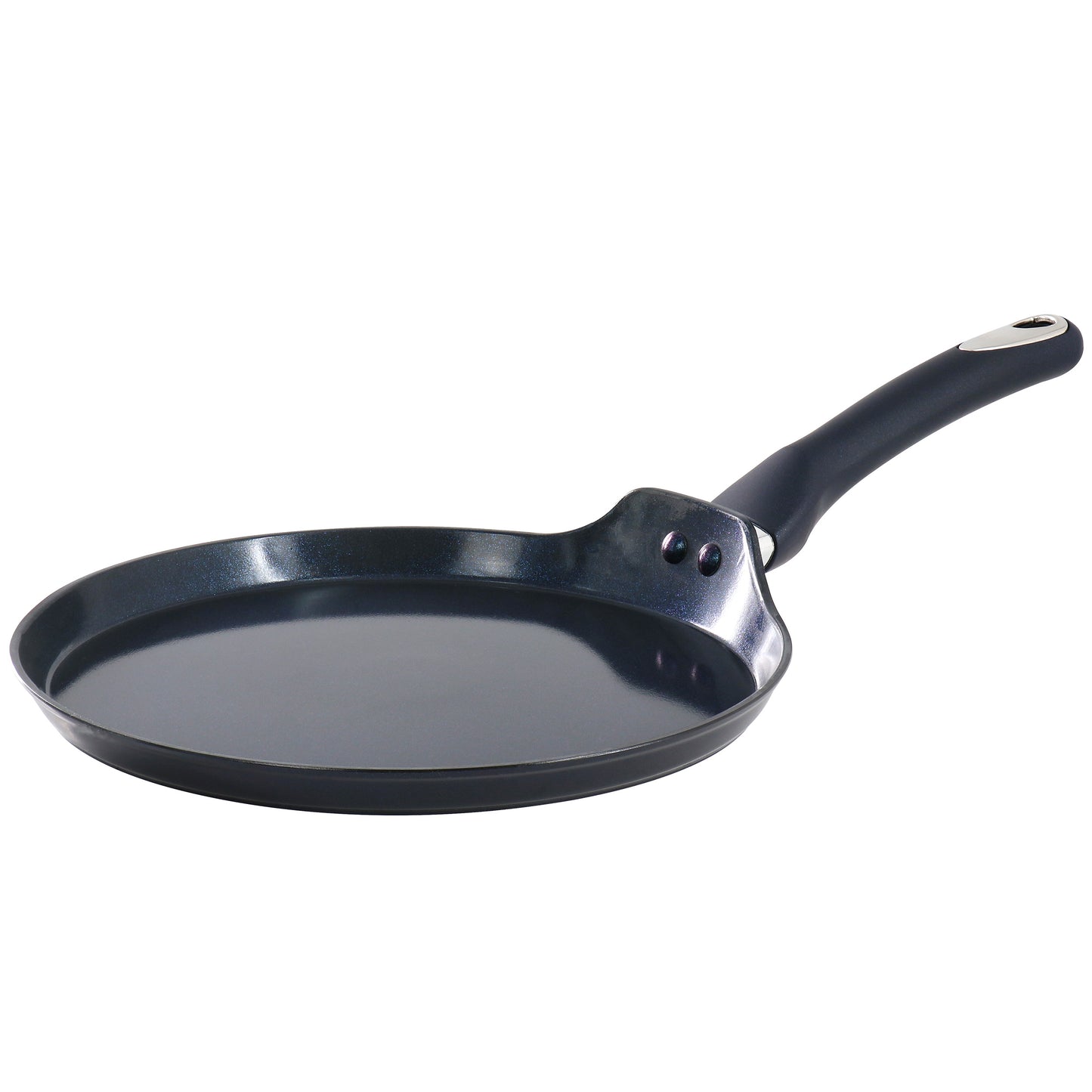 Oster Hawke 10" Ceramic Nonstick Comal Pan in Dark Blue