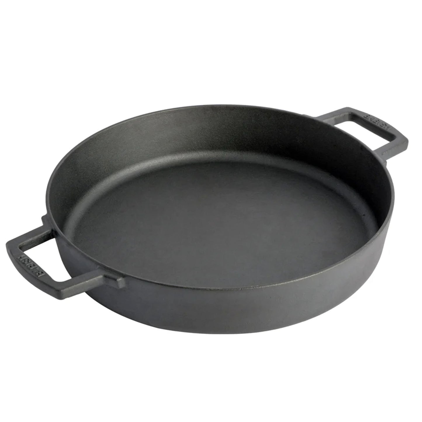 Babish 13" Cast Iron Everyday Pan w Handles in Black