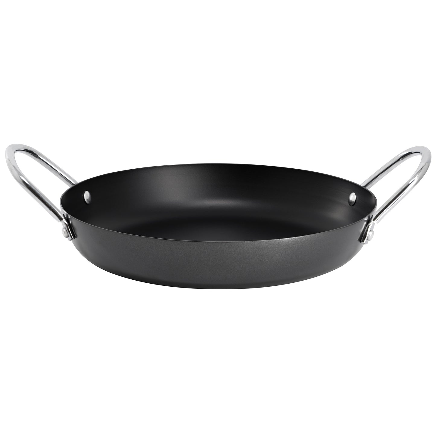 Oster Smithfire 11" Nonstick Carbon Steel Paella Pan in Dark Gray