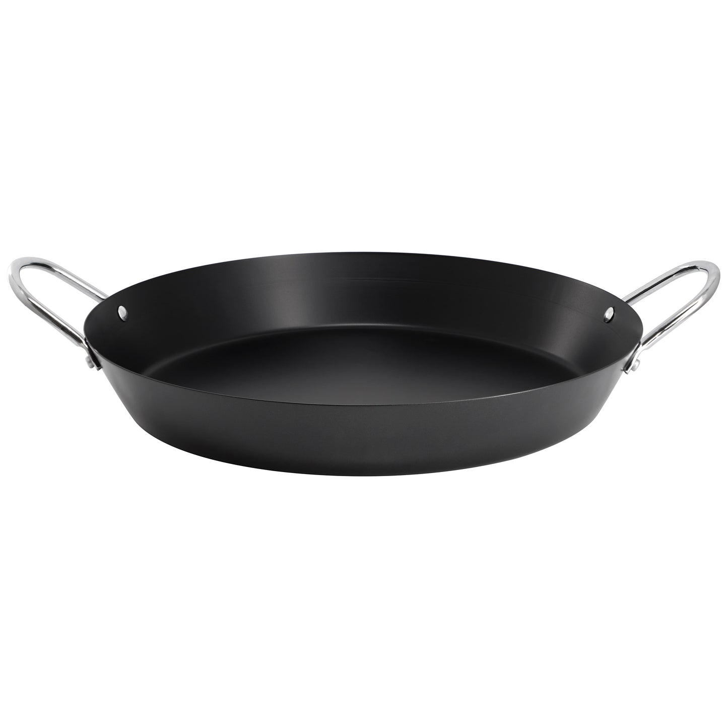 Oster Smithfire 16" Nonstick Carbon Steel Paella Pan in Dark Gray