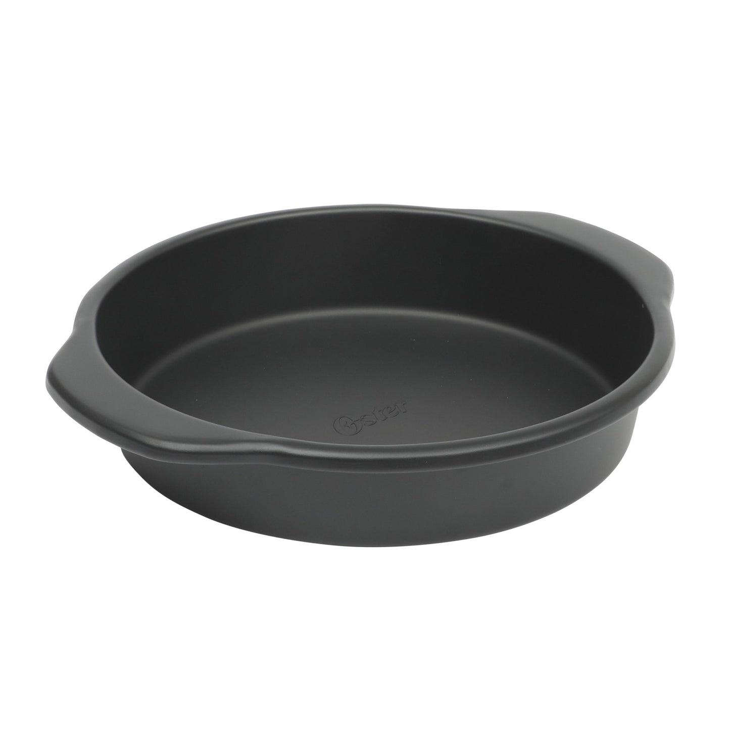 Oster Teston Platinum Collection 9" Nonstick Carbon Steel Cake Pan in Matte Bla