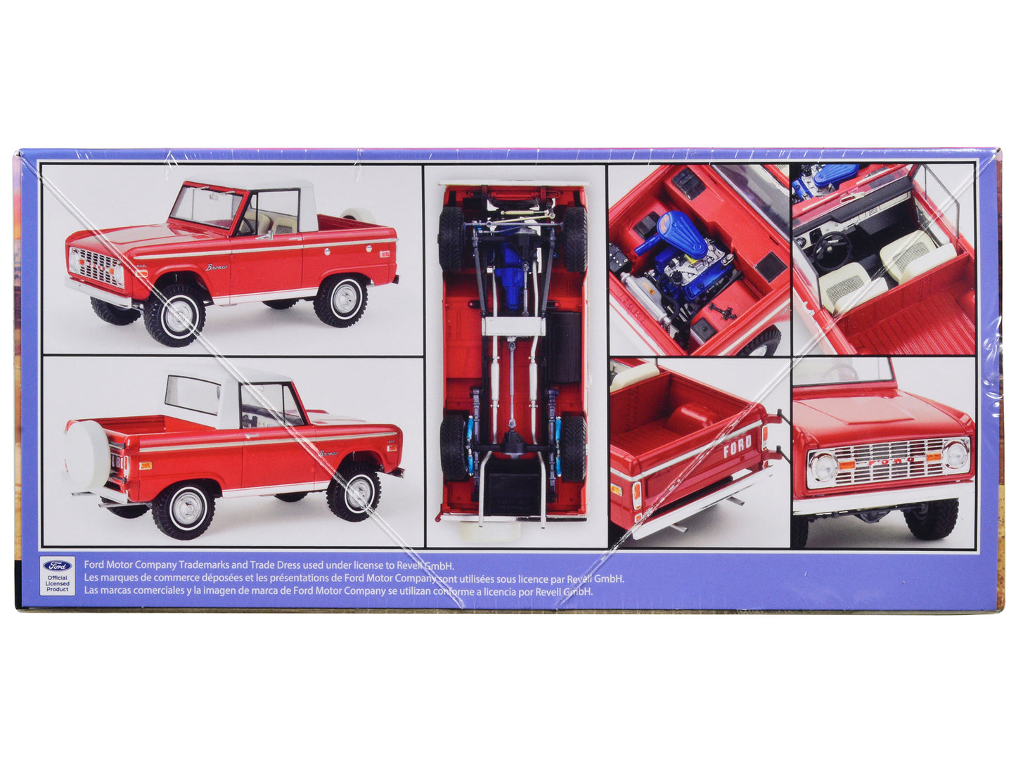 Level 5 Model Kit Ford Bronco Half Cab 1/25 Scale Model Revell
