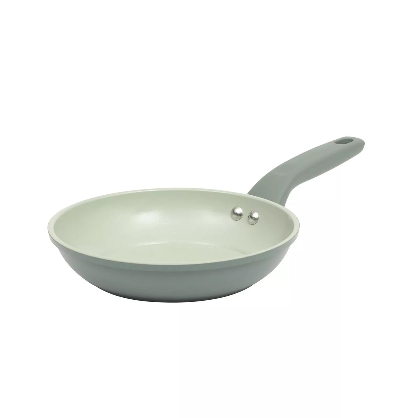 Gibson Home Barnsdall 8" Nonstick Aluminum Frying Pan in Sage Green