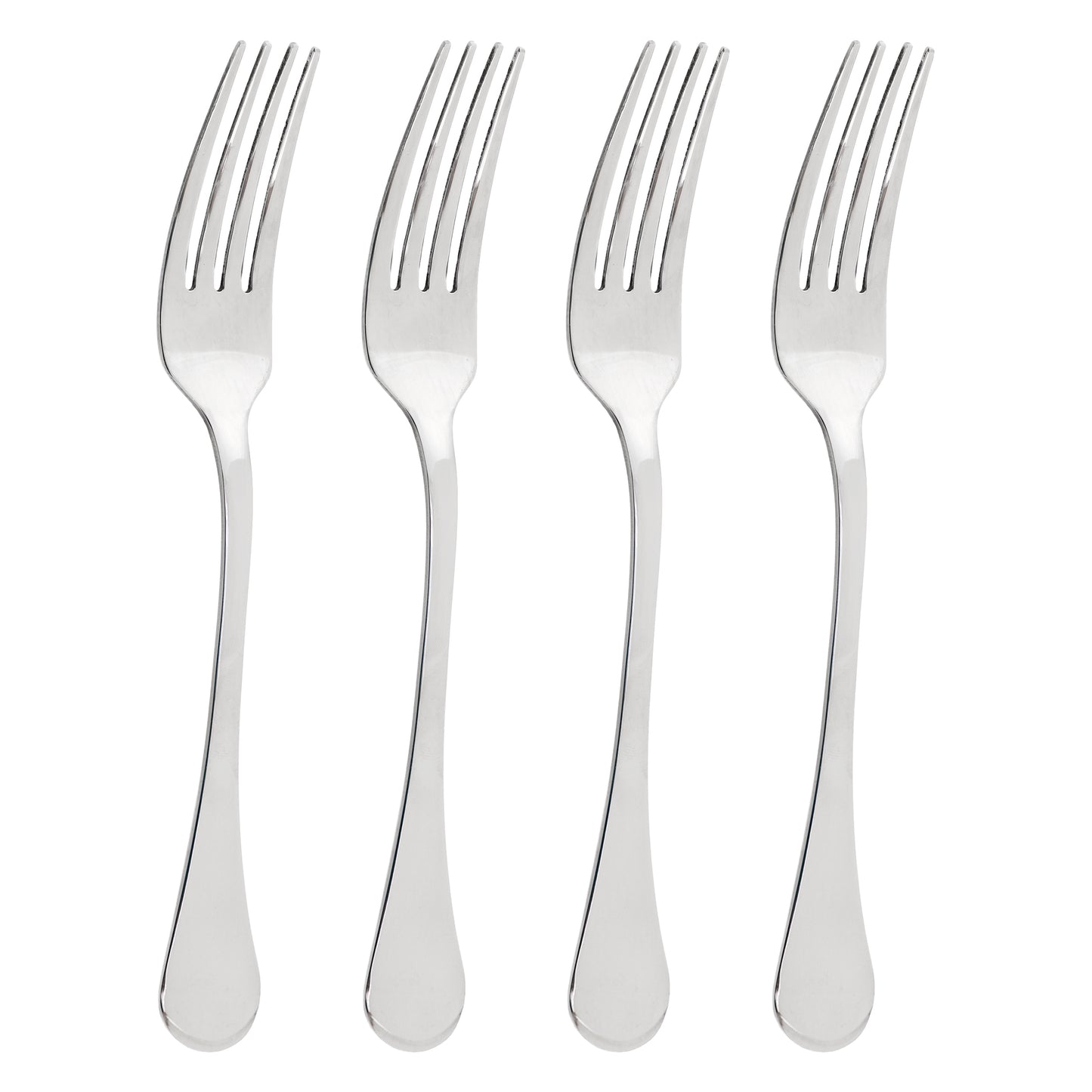 Gibson Home Manchester 4 Piece Stainless Steel Dinner Fork Set