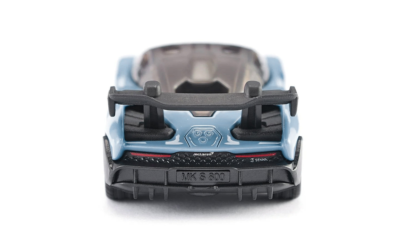 McLaren Senna Blue w Black Top Diecast Car Siku