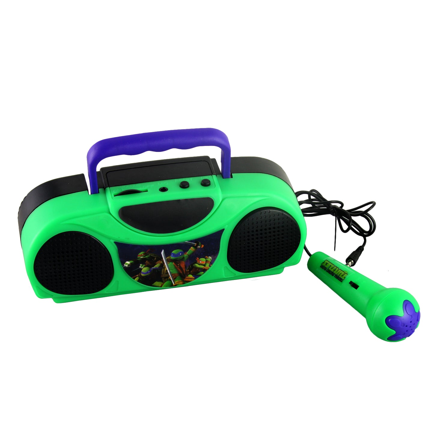 Teenage Mutant Ninja Turtles Portable Radio Karaoke Kit w Microphone