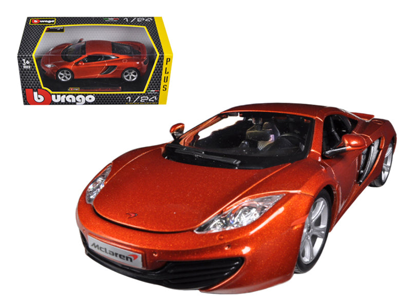 Mclaren MP4-12C Metallic Orange 1/24 Diecast Car Model Bburago