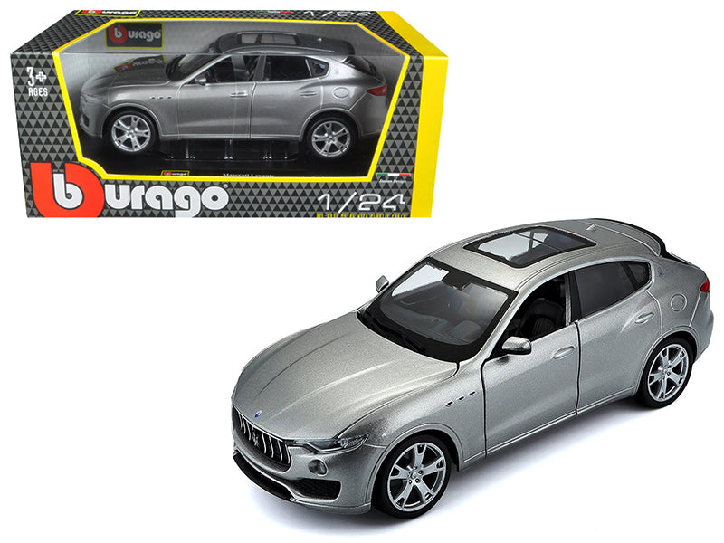 Maserati Levante Silver 1/24 Diecast Car Bburago