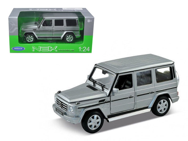 Mercedes Benz G Class Wagon Silver 1/24-1/27 Diecast Car Welly