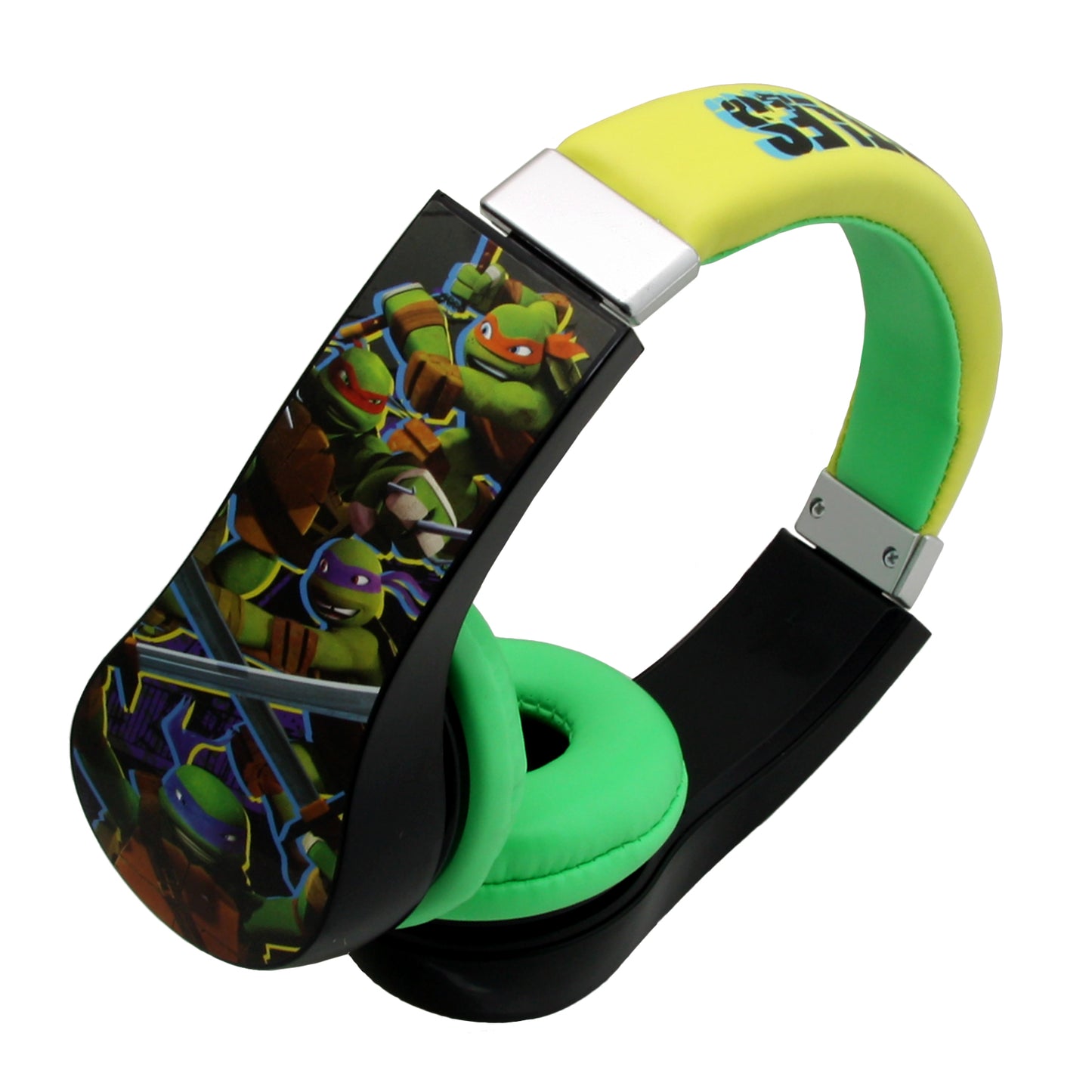 Teenage Mutant Ninja Turtles Kids Friendly Cushioned Headphones w Volume Limite