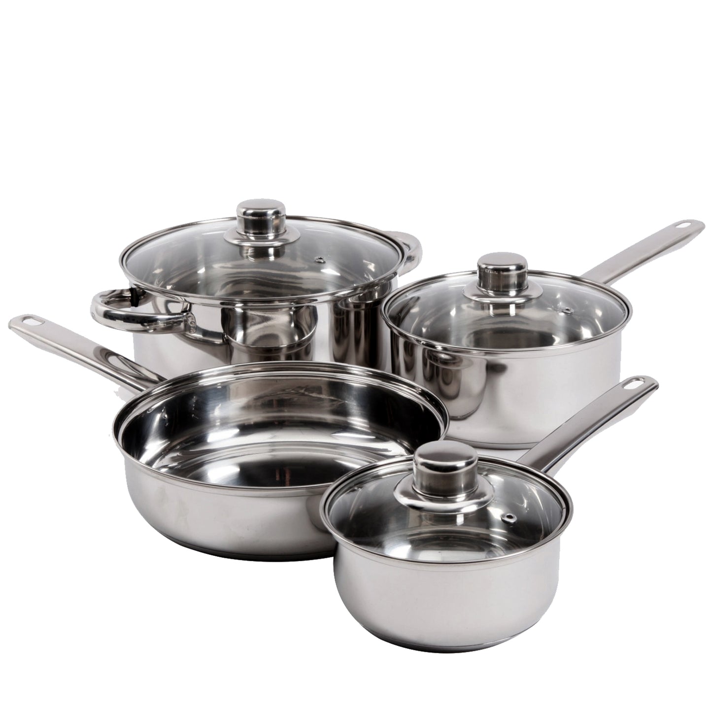 Gibson Home Landon 7-pc Stainless Steel Cookware Set