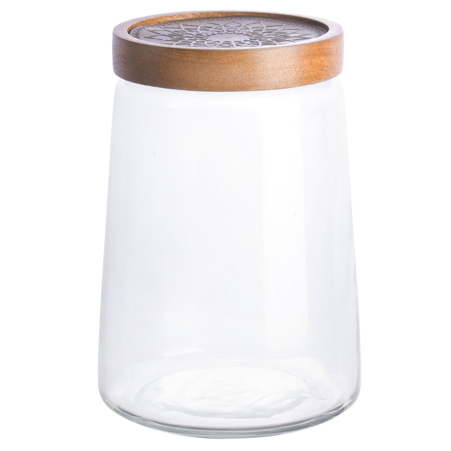 Cravings By Chrissy Teigen 5.75" Glass Canister w Wood Lid