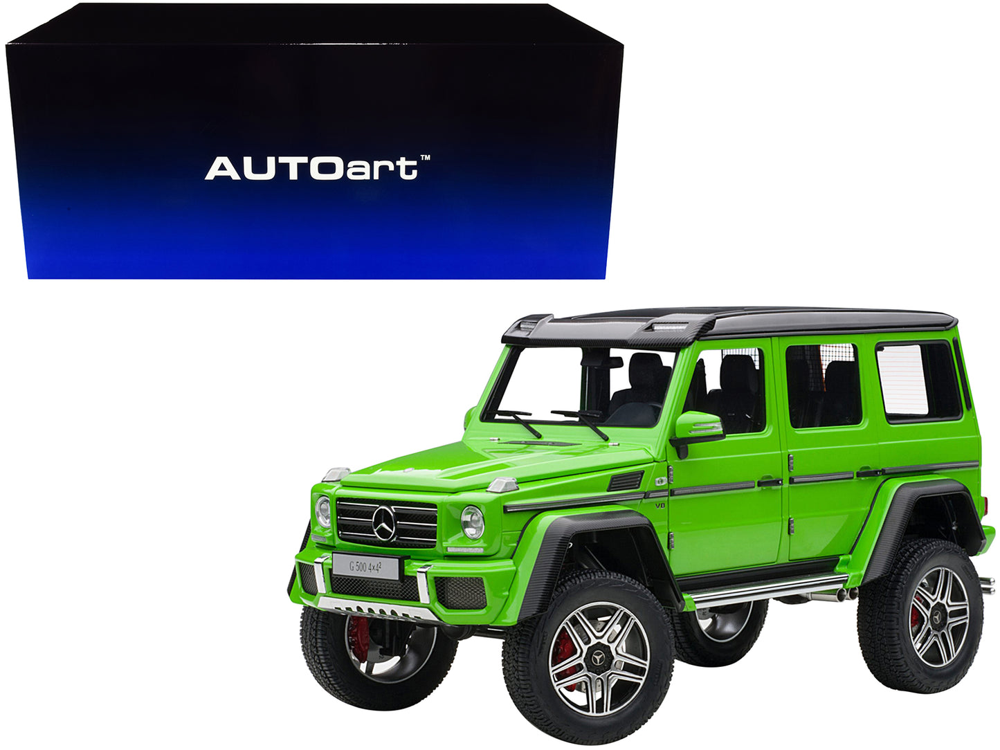 Mercedes Benz G500 4X4 2 Alien Green 1/18 Model Car Autoart