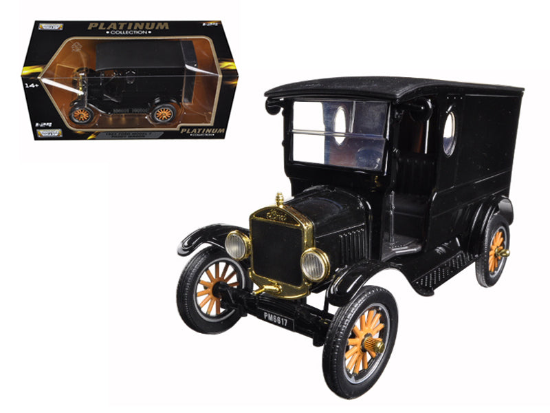 1925 Ford Model T Paddy Wagon Black 1/24 Diecast Car Motormax