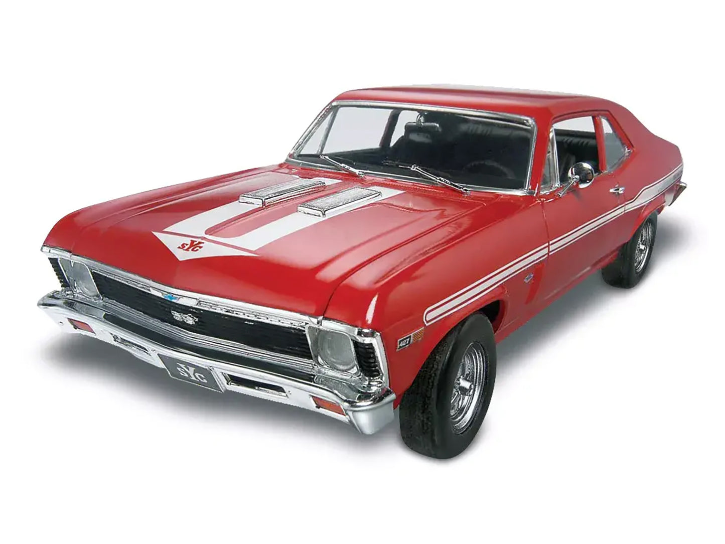 Level 5 Model Kit 1969 Chevrolet Nova Yenko Street Burner 1/25 Scale Model Reve