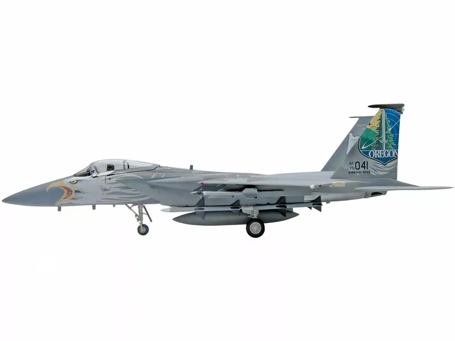 Level 4 Model Kit McDonnell Douglas F-15C Eagle Fighter Aircraft 1/48 Scale Mod
