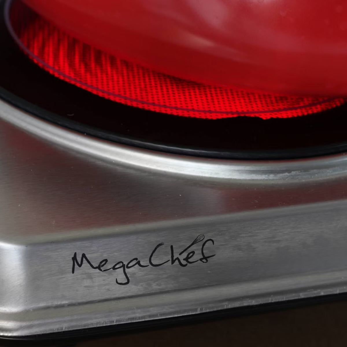 MegaChef Portable 1700W Heavy Duty Dual Size Burner Infrared Cooktop Range