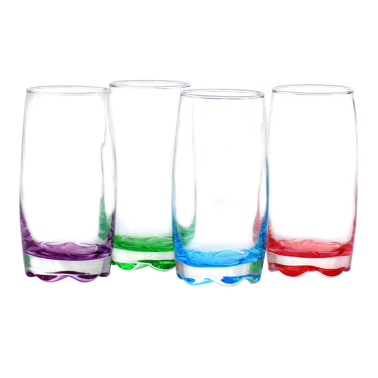 Karissa 8-pc 13 fl oz Glass Tumbler Set in Assorted Colors
