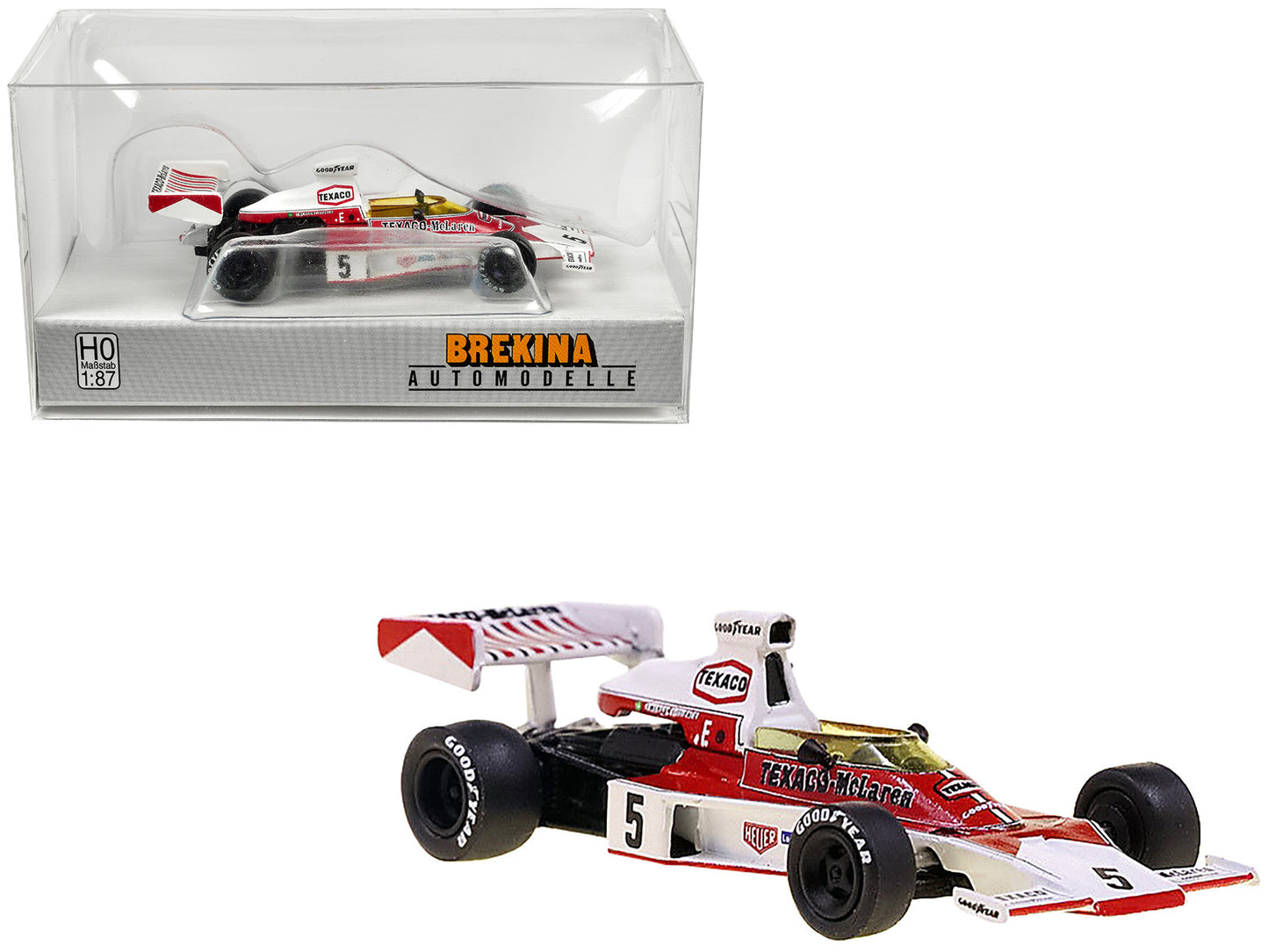 McLaren M23 1/87 HO Scale Model Car #5 Emerson Fittipaldi Formula One F1 World