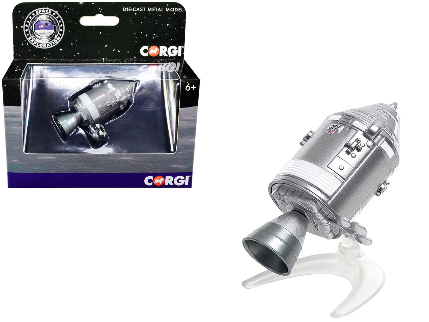 NASA Apollo Command Module Space Exploration Series Diecast Model Corgi