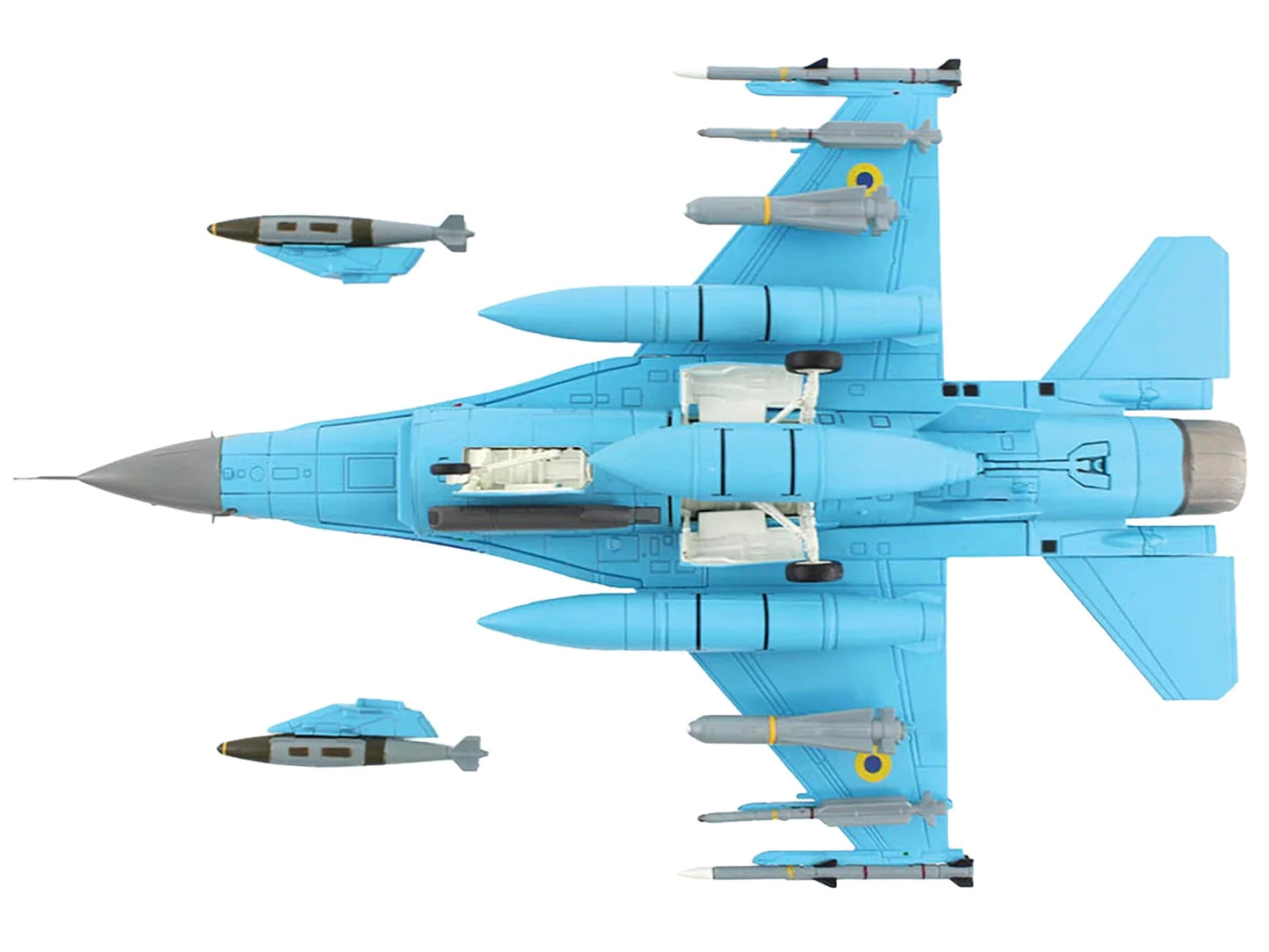 Lockheed F-16C Fighting Falcon Fighter Aircraft What If? Scheme Ukrainian Air Fo