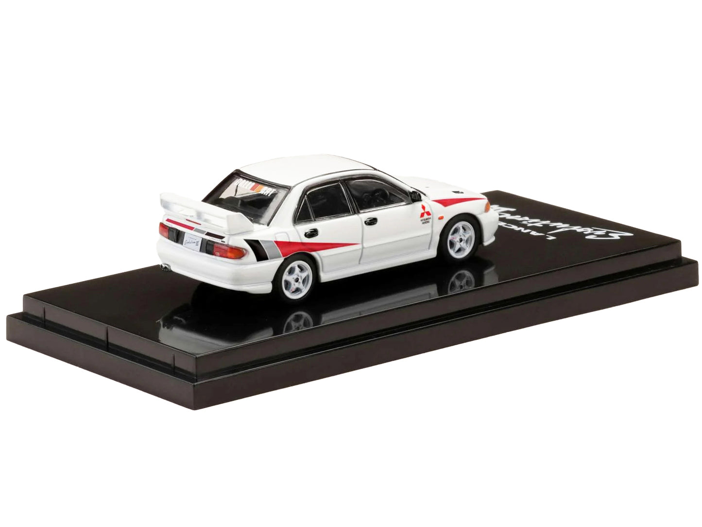 Mitsubishi Lancer RS Evolution III RHD Right Hand Drive Scortia White w Red Rall