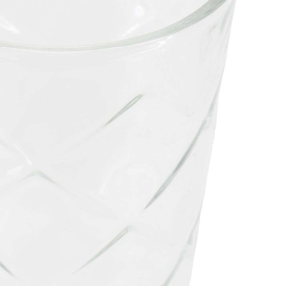 Gibson Home Lattice 4 Piece 13.5 oz Double Old-Fashioned Glass Set