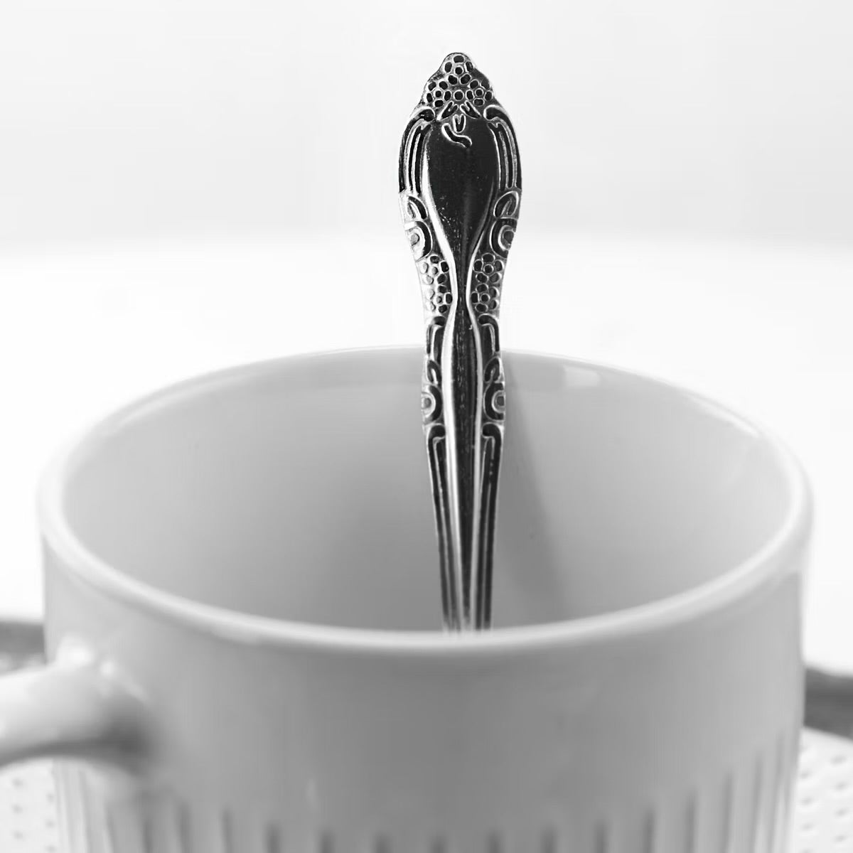 Abbie 24 Piece Tumble Polished Stainless Steel Teaspoon Set