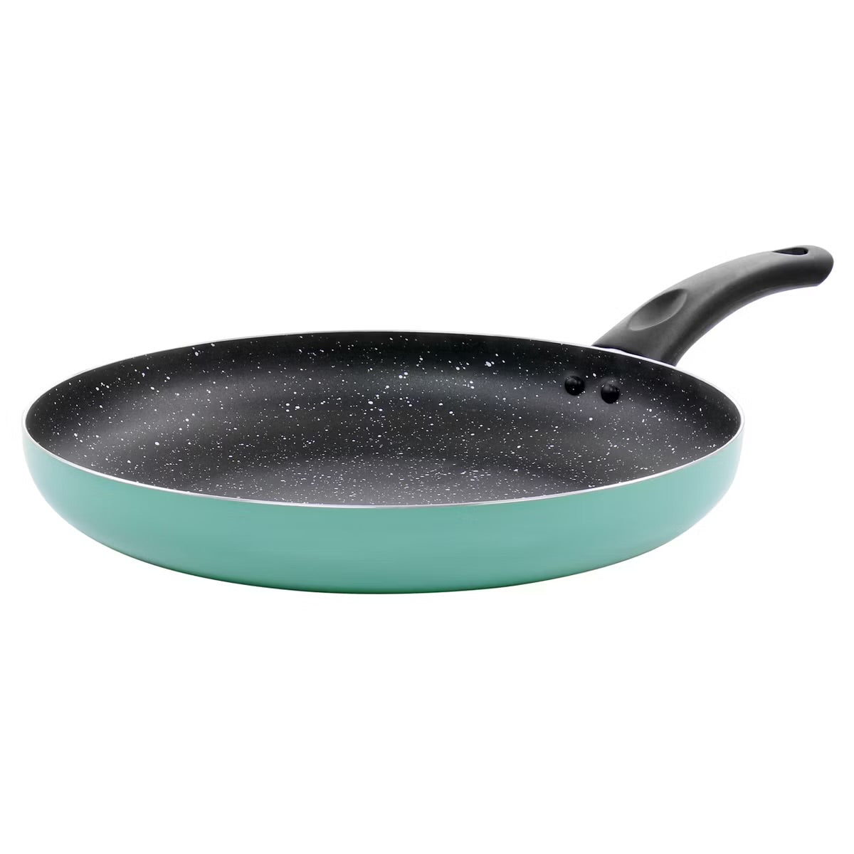 Oster Luneta 11.5" Teal Speckled Aluminum Nonstick Frying Fry Pan