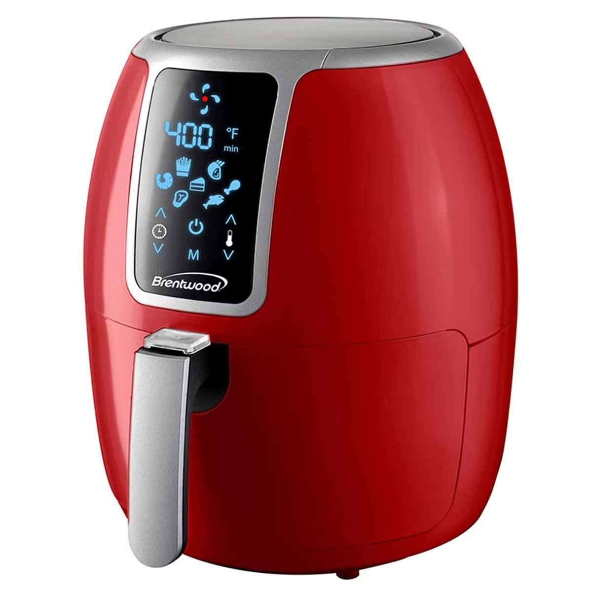 Brentwood Small 1400 Watt 4 Qt Electric Digital Air Fryer w Temperature Control
