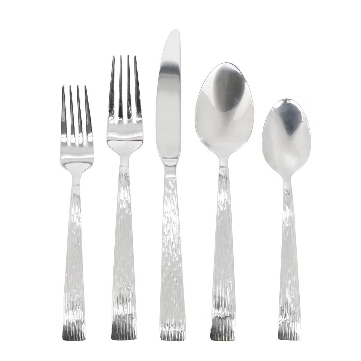 Gibson Home Cowper 20 Piece Stainless Steel Flatware Set in Silver