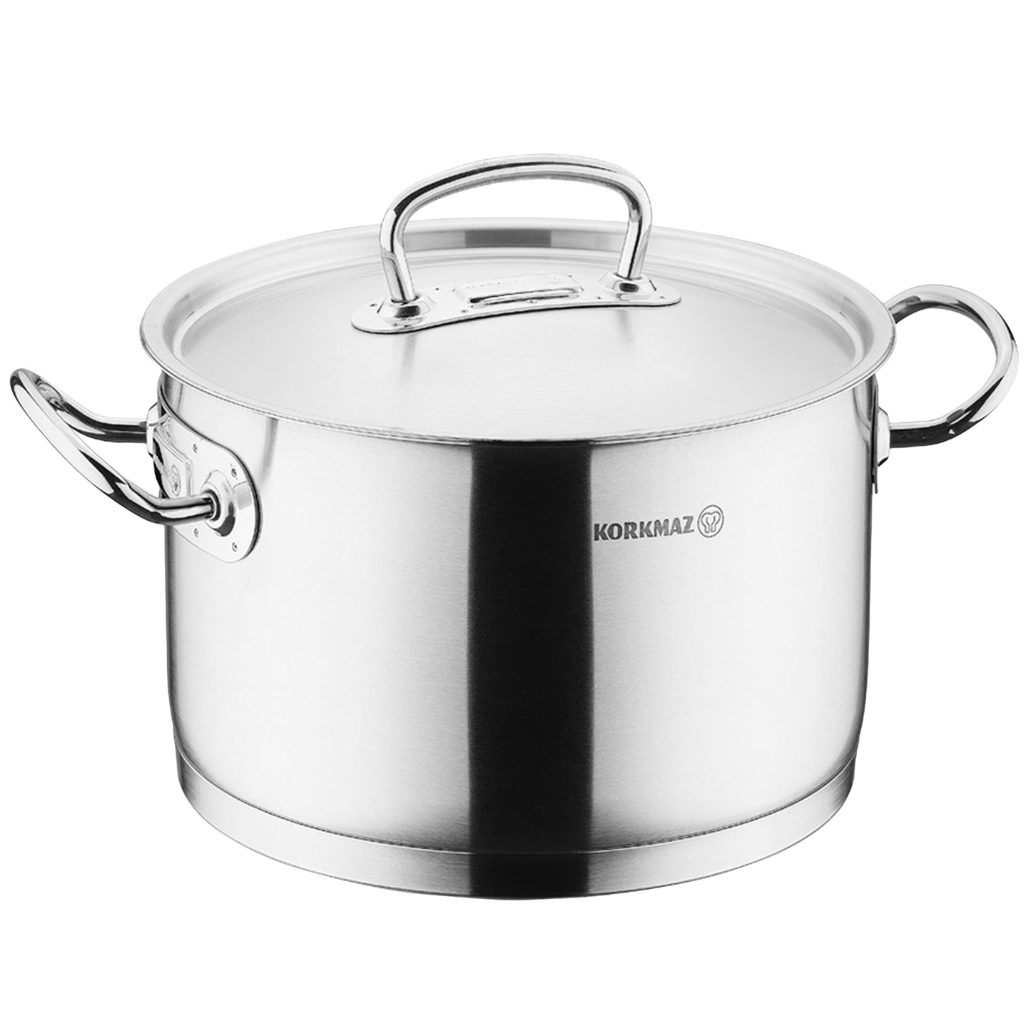 Korkmaz Proline Professional Series 10.2 L Stainless Steel Casserole w Lid i