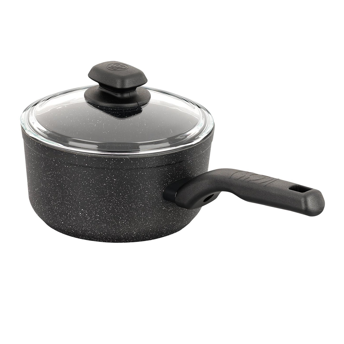 Korkmaz Ornella 2 pc 2 Liter qt Aluminum Nonstick Saucepan w Lid