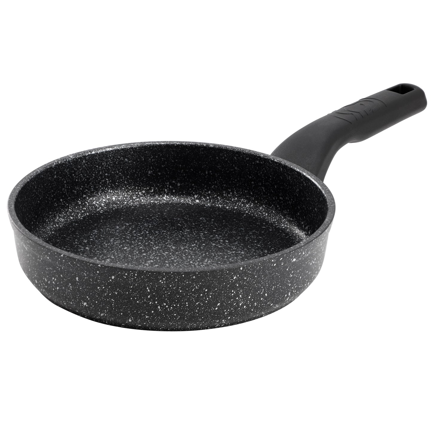 Korkmaz Ornella Nonstick 8" Aluminum Frying Pan in Granite Black
