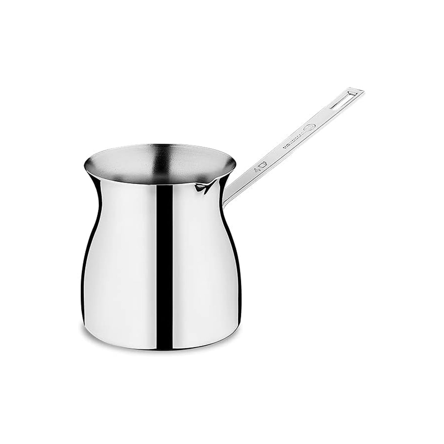 Korkmaz Terra 8 oz Stainless Steel Turkish Coffee Pot in Silver