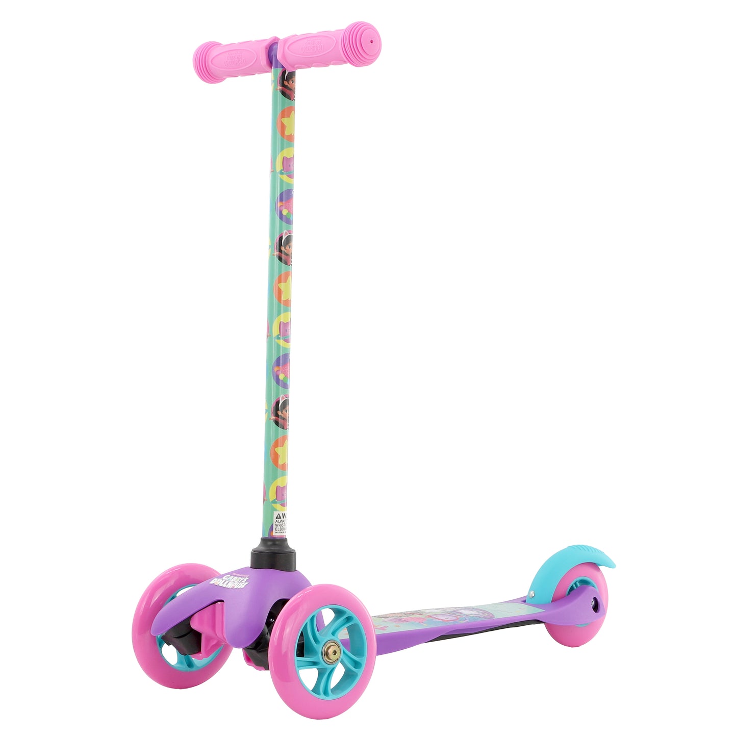 Gabbys Dollhouse 3 Wheel Tilt & Turn Scooter