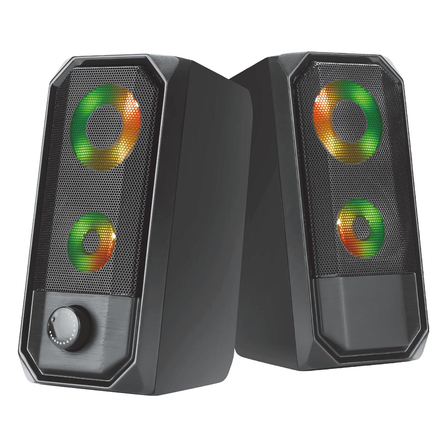beFree 2.0 Computer Gaming Speakes w LED RGB Lights